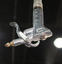 Diagram of water, electricity, and drum connection joints